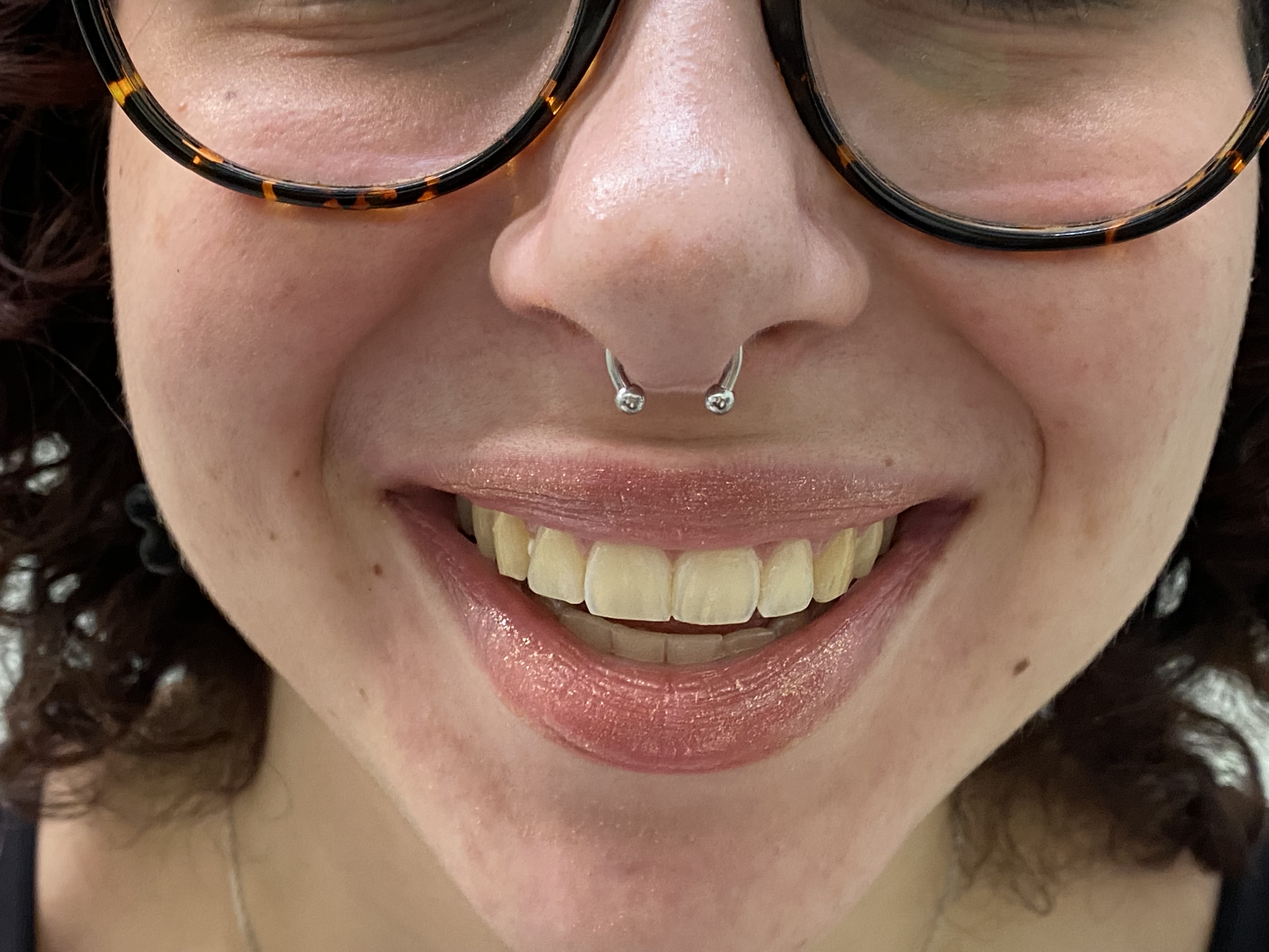 Septum piercing